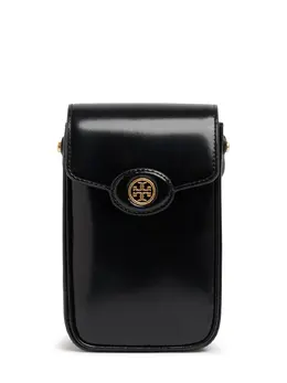 TORY BURCH: Чёрная сумка через плечо  Robinson