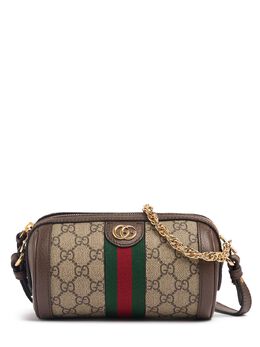 GUCCI: Бежевая сумка  Ophidia