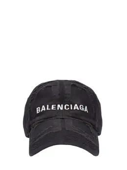 BALENCIAGA: Чёрная кепка 