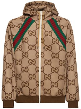 GUCCI: Толстовка  GG с капюшоном