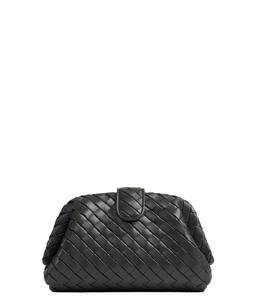 BOTTEGA VENETA: Чёрный клатч 