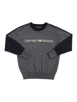 EMPORIO ARMANI: Свитер из шерсти 