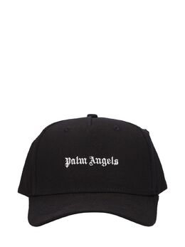 PALM ANGELS: Чёрная кепка 