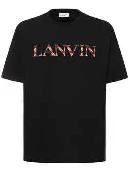 LANVIN: Футболка  Curb с вышивкой