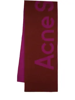 ACNE STUDIOS: Красный шарф 