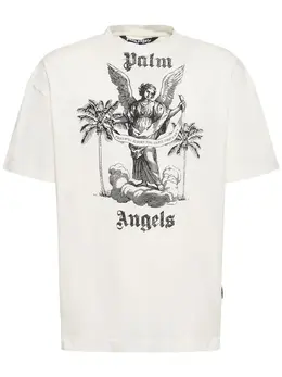 PALM ANGELS: Хлопковая футболка 