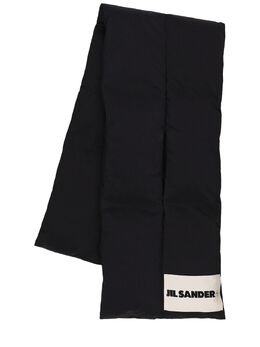 JIL SANDER: Чёрный шарф 