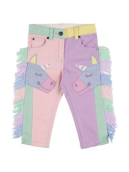 STELLA MCCARTNEY KIDS: Хлопковые джинсы 