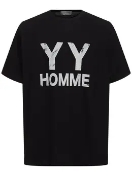 YOHJI YAMAMOTO: Хлопковая футболка 