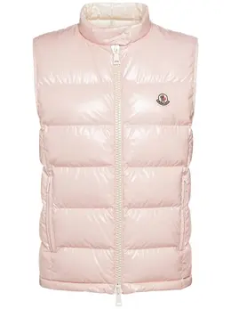 MONCLER: Розовый жилет 