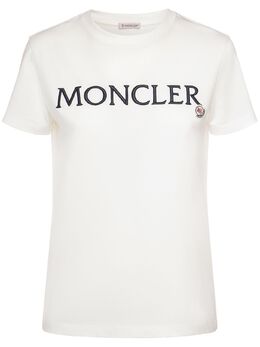 MONCLER: Хлопковая футболка 