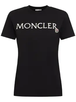 MONCLER: Хлопковая футболка 