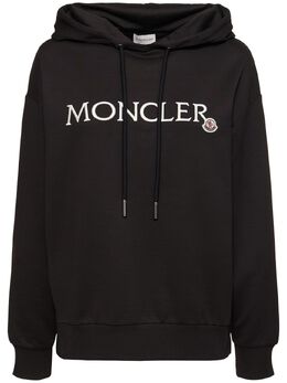 MONCLER: Хлопковая толстовка 