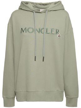 MONCLER: Хлопковая толстовка 