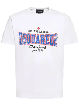 DSQUARED2: Хлопковая футболка 