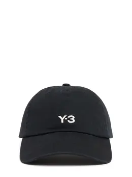 Y-3: Чёрная кепка 