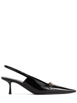 SAINT LAURENT: Чёрные туфли 