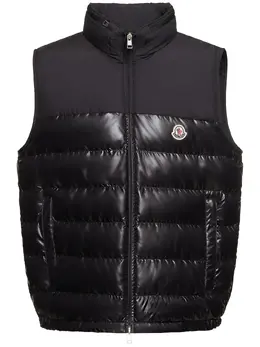 MONCLER: Жилет из полиэстера 