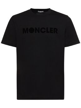 MONCLER: Хлопковая футболка 