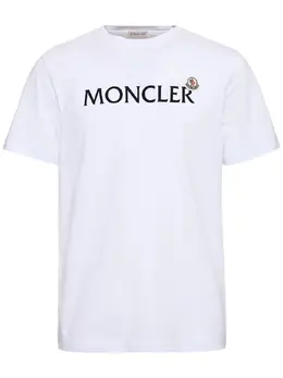 MONCLER: Хлопковая футболка 