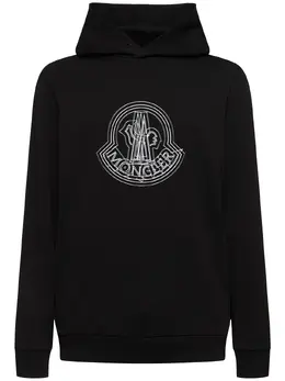 MONCLER: Хлопковая толстовка 