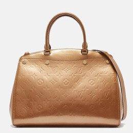 Louis Vuitton: Бежевая сумка 