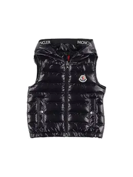 MONCLER: Блестящий жилет 