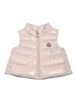 MONCLER: Розовый жилет 