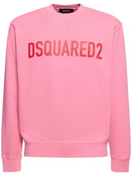 DSQUARED2: Хлопковый свитшот  Cool