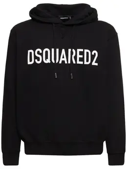 DSQUARED2: Хлопковая толстовка  Cool