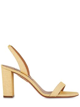 AQUAZZURA: Прозрачные сандалии  So Nude