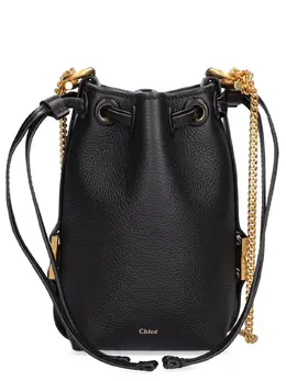 CHLOÉ: Чёрная сумка  Marcie