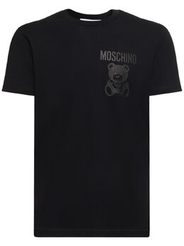 MOSCHINO: Футболка  Teddy с принтом