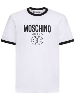 MOSCHINO: Футболка с принтом 