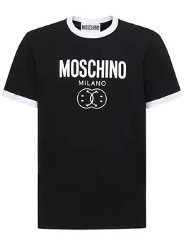 MOSCHINO: Футболка с принтом 