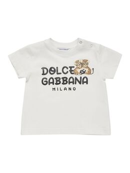 DOLCE & GABBANA: Хлопковая футболка  T