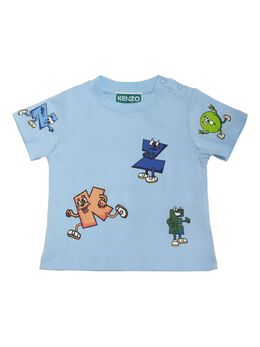 KENZO KIDS: Хлопковая футболка 