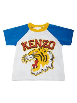 KENZO KIDS: Хлопковая футболка 