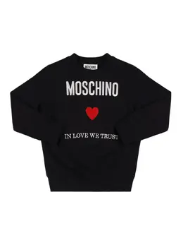 MOSCHINO: Хлопковый свитшот 