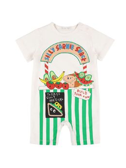 STELLA MCCARTNEY KIDS: Хлопковый комбинезон 