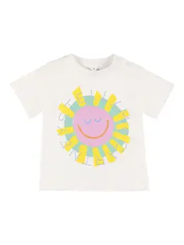 STELLA MCCARTNEY KIDS: Хлопковая футболка 