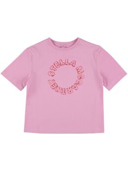 STELLA MCCARTNEY KIDS: Хлопковая футболка 