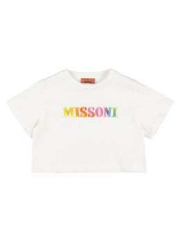 MISSONI: Хлопковая футболка 