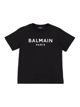 BALMAIN: Хлопковая футболка 