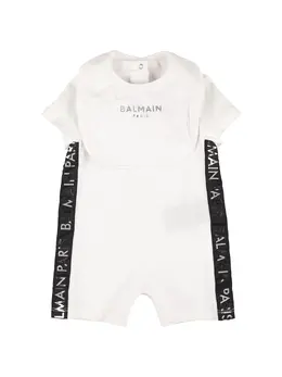 BALMAIN: Хлопковый комбинезон 