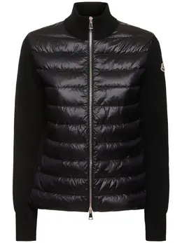 MONCLER: Кардиган из шерсти 