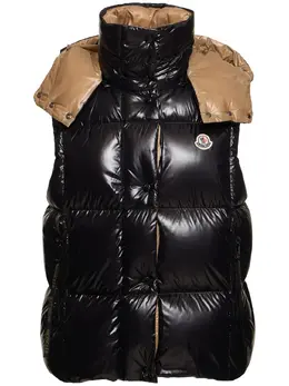 MONCLER: Чёрный жилет  Luzule