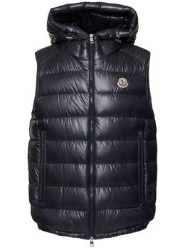 MONCLER: Блестящий жилет 