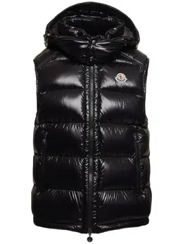 MONCLER: Чёрный жилет 