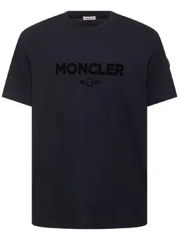 MONCLER: Хлопковая футболка 